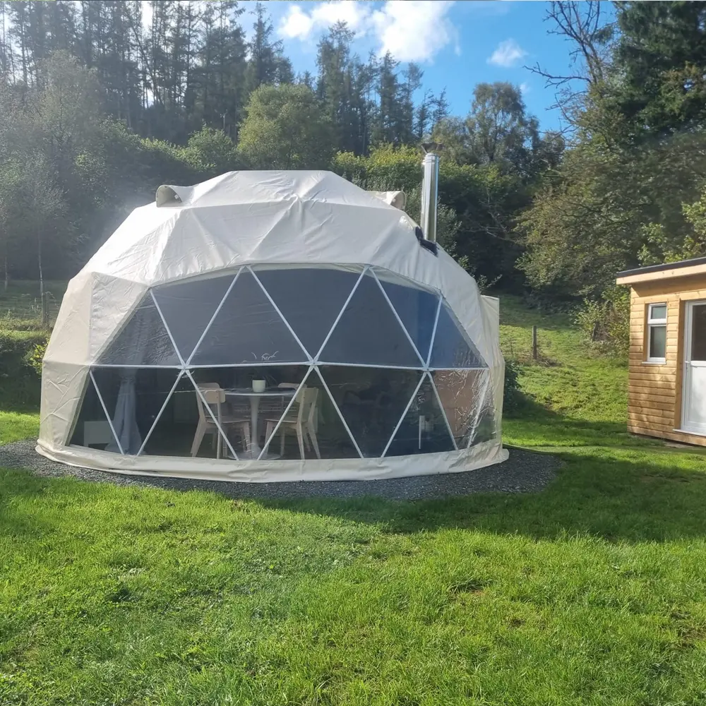 Seren dome with log burner